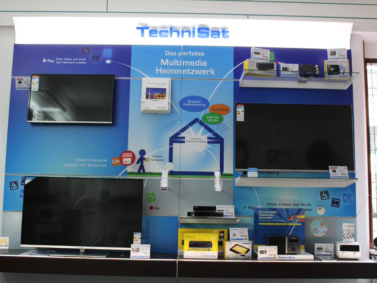 Technisat TV-Wand